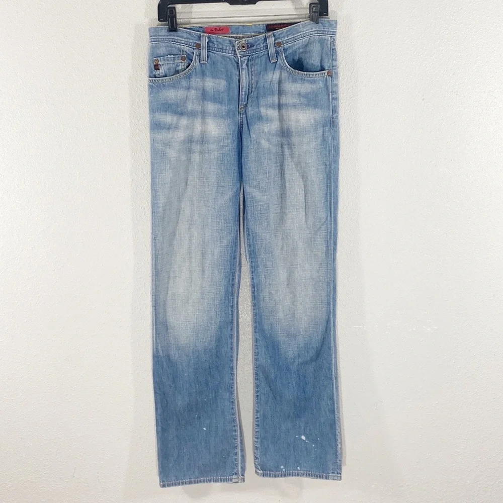 Ag Adriano Goldschmied The Rider Medium Light Wash jeans